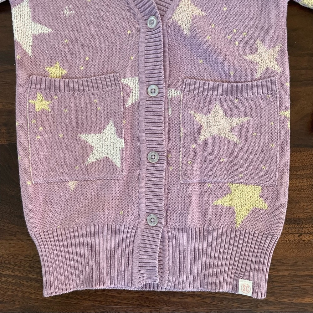 Sovereign Code Purple Star Cardigan - Picture 4 of 6